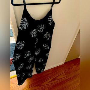 Long pant large romper with pockets